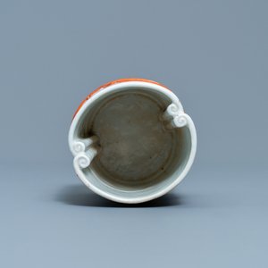Un pot à pinceaux en porcelaine de Chine famille verte, 19ème — photo 7