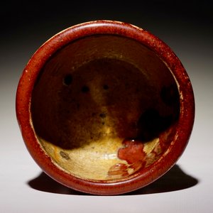 Un pot à pinceaux en porcelaine de Chine monochrome sang de boeuf, 19ème — photo 4