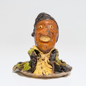 Un pot à tabac en poterie flamande à décor figuratif, attr. à Leo Maes, Torhout, 2ème moitié du 19ème — photo 7