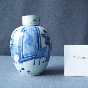 Un pot couvert en porcelaine de Chine en bleu et blanc, marque de Chenghua, Kangxi — photo 14