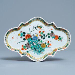 Un présentoir à 4 pieds en porcelaine de Chine famille verte, Kangxi — photo 1