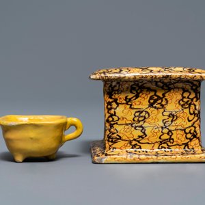 Un rechaud en faïence polychrome de Delft, daté 1776 — photo 5