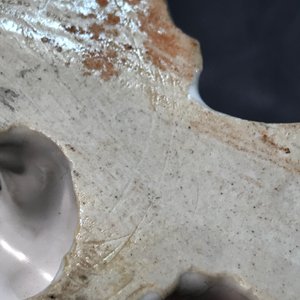 Un repose-pinceaux en porcelaine blanc de Chine, 19/20ème — photo 15