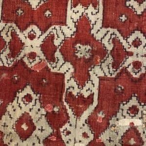 Un sari rituel en ikat patola pour l'Indonésie aux tampons de la Compagnie des Indes, Gujarat, Inde, 17ème — photo 18
