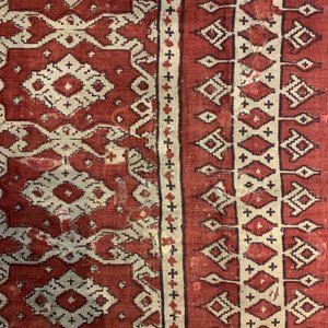 Un sari rituel en ikat patola pour l'Indonésie aux tampons de la Compagnie des Indes, Gujarat, Inde, 17ème — photo 21