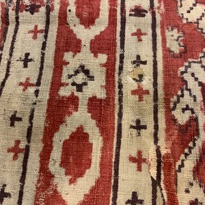 Un sari rituel en ikat patola pour l'Indonésie aux tampons de la Compagnie des Indes, Gujarat, Inde, 17ème — photo 30