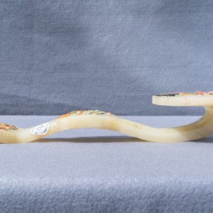 Un sceptre 'ruyi' en pierre dure incrustée, Chine, 19ème/20ème — photo 10