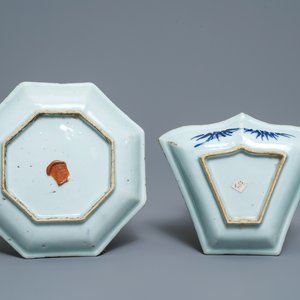 Un service à mendiants en porcelaine de Chine bleu et blanc, 18/19ème — photo 4
