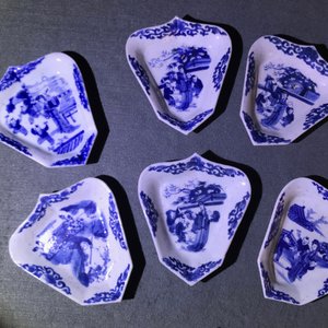 Un service à mendiants en porcelaine de Chine bleu et blanc, Kangxi — photo 11