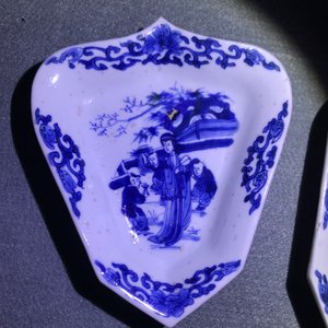 Un service à mendiants en porcelaine de Chine bleu et blanc, Kangxi — photo 13