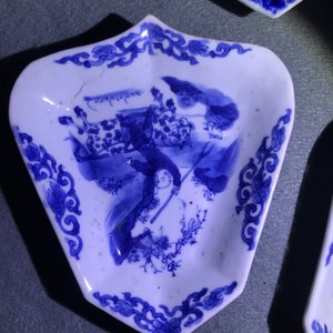 Un service à mendiants en porcelaine de Chine bleu et blanc, Kangxi — photo 15