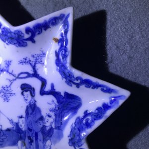 Un service à mendiants en porcelaine de Chine bleu et blanc, Kangxi — photo 20