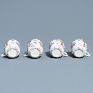Un service à thé de 12 pièces en porcelaine de Chine famille rose pour le marché européen, Qianlong — photo 23