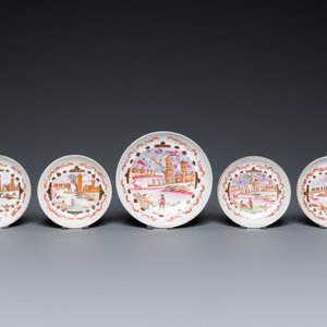 Un service à thé de 15 pièces en porcelaine de Chine famille rose, Qianlong — photo 2