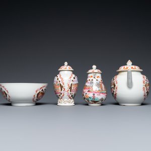 Un service à thé de 15 pièces en porcelaine de Chine famille rose, Qianlong — photo 8