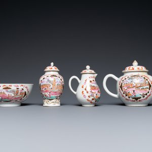 Un service à thé de 15 pièces en porcelaine de Chine famille rose, Qianlong — photo 9