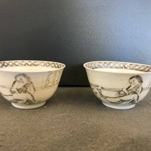 Un service à thé de 15 pièces en porcelaine de Chine grisaille, Yongzheng/Qianlong — photo 27