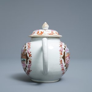 Un service à thé de 17 pièces en porcelaine de Chine famille rose de style Meissen, Qianlong — photo 19