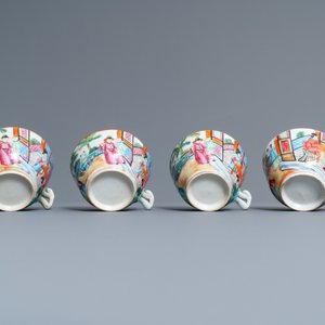 Un service à thé de 19 pièces en porcelaine de Chine famille rose de Canton, 19ème — photo 29