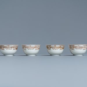 Un service à thé de 20 pièces en porcelaine de Chine famille rose pour le marché européen, Qianlong — photo 21