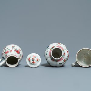Un service à thé de 27 pièces en porcelaine de Chine famille rose à décor de paysages, Yongzheng/Qianlong — photo 26