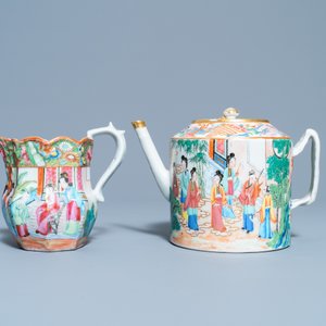 Un service à thé en porcelaine de Chine famille rose de Canton, 19ème — photo 2