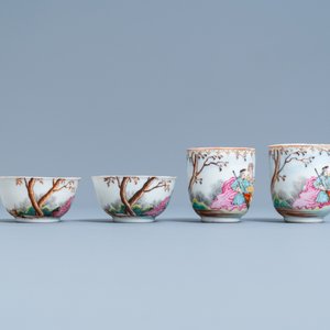 Un service à thé en porcelaine de Chine famille rose pour le marché européen, Qianlong — photo 11
