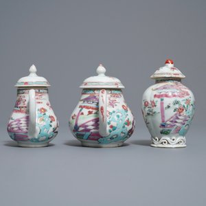 Un service à thé en porcelaine de Chine famille rose, Yongzheng — photo 5