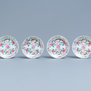 Un service de 56 pièces en porcelaine de Chine famille rose pour le marché Straits ou Peranakan, 19ème — photo 11