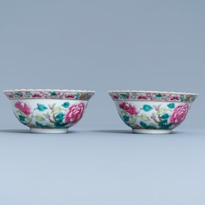 Un service de 56 pièces en porcelaine de Chine famille rose pour le marché Straits ou Peranakan, 19ème — photo 51