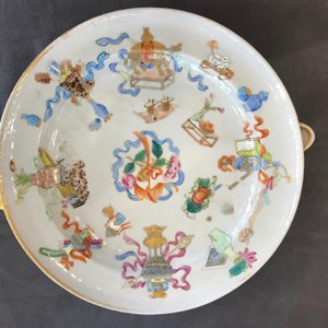 Un service de 9 pièces en porcelaine de Chine famille rose, Jiaqing/Daoguang — photo 28