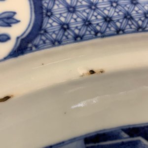 Un service en porcelaine de Chine en bleu et blanc à décor de scènes de chasse, 18/19ème — photo 141