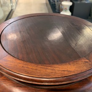Un socle en bois sculpté, Chine, 19/20ème — photo 11
