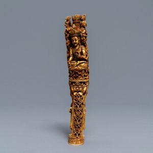 Un stupa ajouré en ivoire, Birmanie, 19ème — photo 3