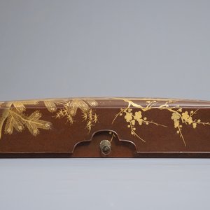 Un suzuribako de forme rectangulaire en laque, Japon, Meiji, 19ème — photo 4