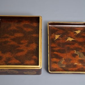 Un suzuribako en laque à compartiment supplémentaire, Japon, Edo ou Meiji, 19ème — photo 8