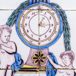 Un tableau de carreaux en faïence polychrome de Delft, fin du 18ème — photo 3