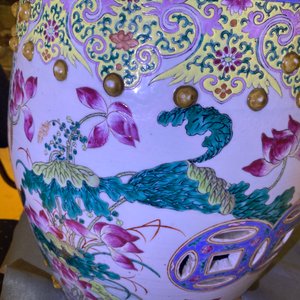 Un tabouret en porcelaine de Chine famille rose à décor de canards mandarins, 19ème — photo 15
