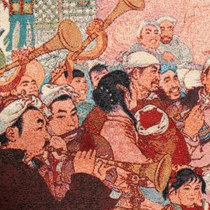 Un tapis mural à décor de la Révolution Culturelle, Chine, 3ème quart du 20ème — photo 4