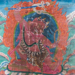Un thangka à decor de Hayagriva, Tibet, 19ème — photo 4