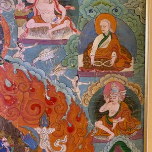 Un thangka à décor de Mahakala, Tibet, 19ème — photo 21