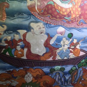 Un thangka de grand format, Tibet ou Népal, 19/20ème — photo 12
