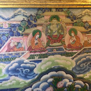 Un thangka de grand format, Tibet ou Népal, 19/20ème — photo 16
