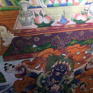 Un thangka de grand format, Tibet ou Népal, 19/20ème — photo 18