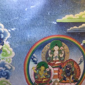 Un thangka de grand format, Tibet ou Népal, 19/20ème — photo 7