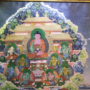 Un thangka de grand format, Tibet ou Népal, 19/20ème — photo 8