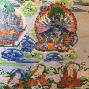 Un thangka de grand format, Tibet ou Népal, 19/20ème — photo 9