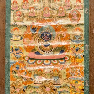 Un thangka de Mahakala, Tibet ou Népal, 19/20ème — photo 1