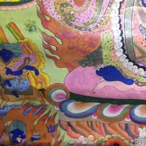Un thangka de Mahakala, Tibet ou Népal, 19/20ème — photo 5