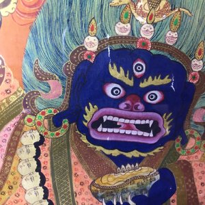 Un thangka de Mahakala, Tibet ou Népal, 19/20ème — photo 6